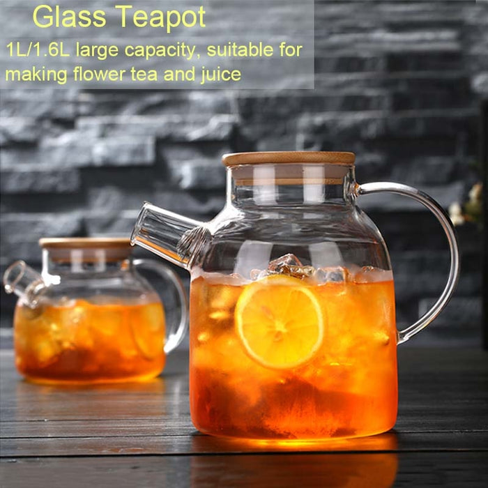 Big Heat Resistant Glass Teapot