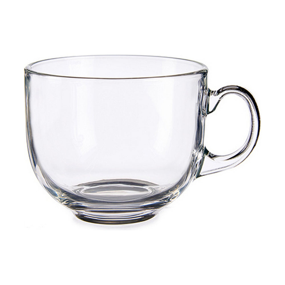 Cup Jumbo Transparent Glass (470 ml) (6 Units)