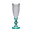 Champagne glass Turquoise Points Glass 6 Units (185 ml)