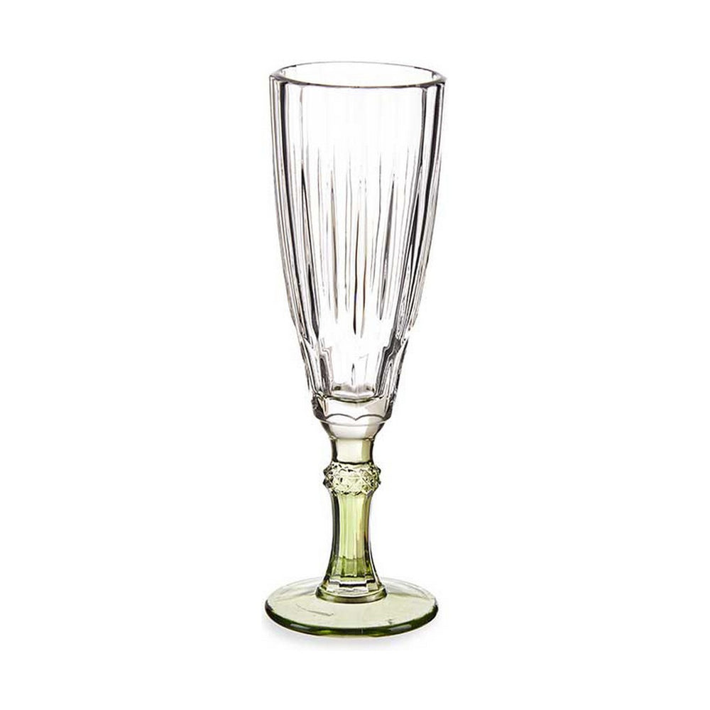 Champagne glass Exotic Crystal Green 6 Units (170 ml)