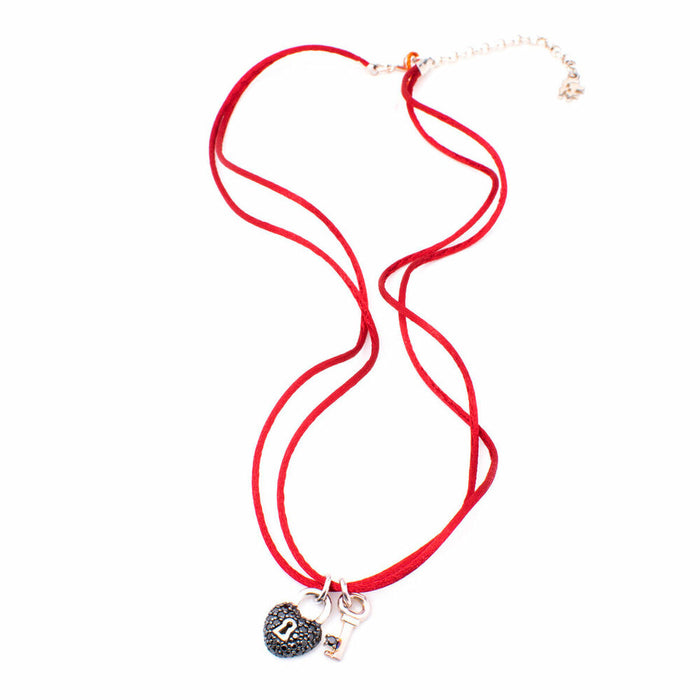 Ladies'Necklace Folli Follie 3N9S007RKP (30 cm)