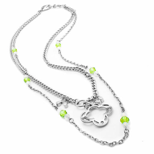 Ladies'Necklace Folli Follie 3N9F226EW (60 cm)