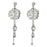 Ladies'Earrings Folli Follie 4E0F023 (45 mm)