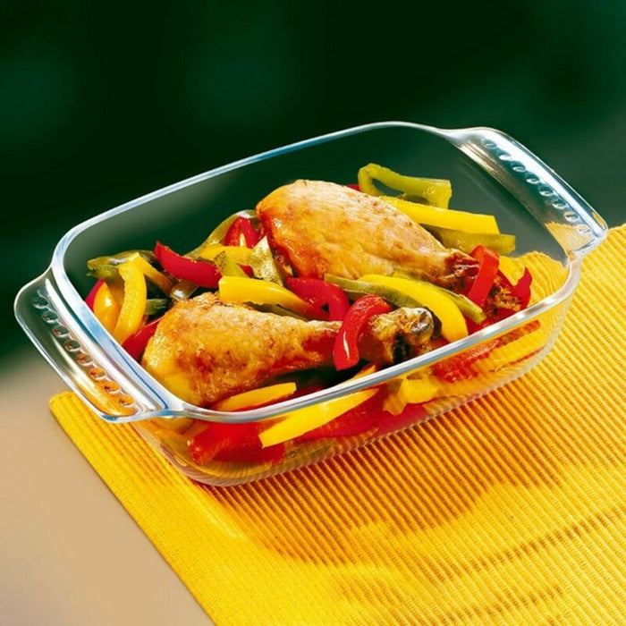 Oven Dish Pyrex Transparent Glass (22 x 13 x 5 cm)