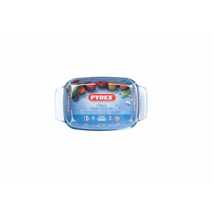 Oven Dish Pyrex Transparent Glass (22 x 13 x 5 cm)