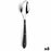 Dessert spoon Amefa Bistro Metal Bicoloured (13,4 cm) (Pack 6x)