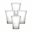 Set of glasses Duralex Amalfi Transparent 4 Pieces 130 ml (12 Units)