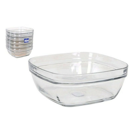 Salad Bowl Duralex Lys Squared Stackable (20 x 20 x 8 cm) (2 L)