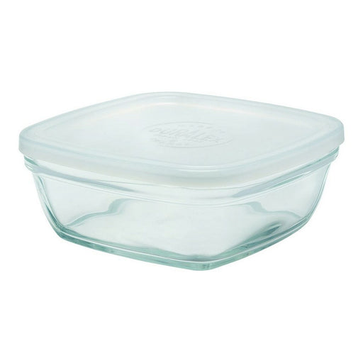 Lunch box Freshbox Transparent Squared With lid (14 x 14 x 6 cm) (14 cm) (14 cm)