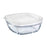 Lunch box Freshbox Transparent Squared With lid (14 x 14 x 6 cm) (14 cm) (14 cm)