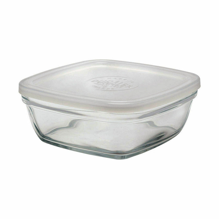 Square Lunch Box with Lid Duralex FreshBox 1,15 L 17 x 17 x 7 cm (8 Units)