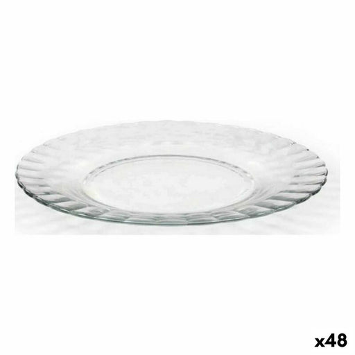 Flat Plate Duralex Paris Glass Ø 23 cm (48 Units)
