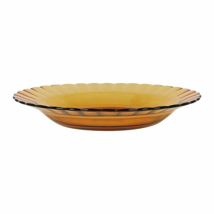 Deep Plate Duralex Picardie Crystal Amber Ø 23 cm (48 Units)