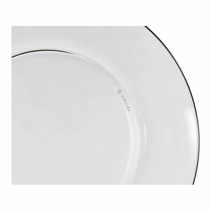 Flat Plate Duralex Lys Crystal Transparent Ø 23,5 cm (24 Units)