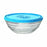 Round Lunch Box with Lid Duralex FreshBox Blue 310 ml (12 Units)