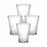 Set of glasses Duralex Amalfi Transparent 4 Pieces 170 ml (12 Units)