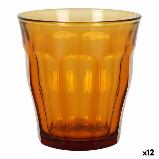 Set of glasses Duralex Picardie Amber 4 Pieces 310 ml (12 Units)