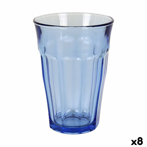 Set of glasses Duralex Picardie Blue 4 Pieces 360 ml (8 Units)