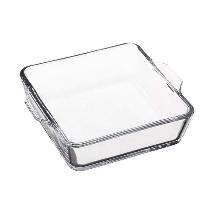 Serving Platter Secret de Gourmet Crystal Transparent (15 x 15 cm)