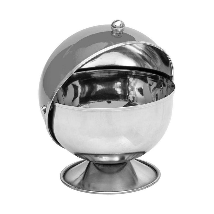 Sugar Bowl 5five Silver Stainless steel 1 Piece 11 x 11 x 10,5 cm