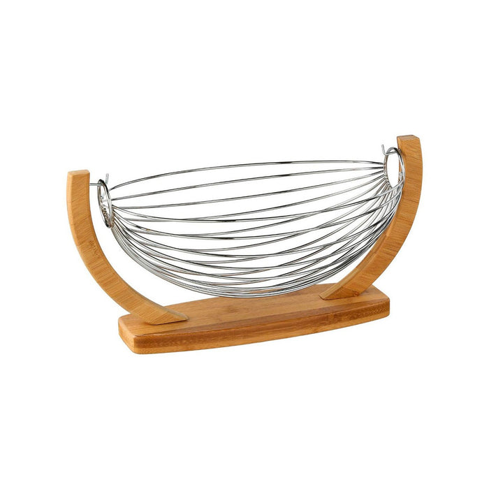 Fruit Bowl 5five Swing Stainless chrome metal (36,5 x 21 x 18,5 cm)