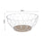 Fruit Bowl Secret de Gourmet Metal White Ø 28 cm