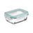 Lunch box 5five 16,3 x 11,5 x 5,5 cm Crystal Rectangular Blue Multicolour 540 ml