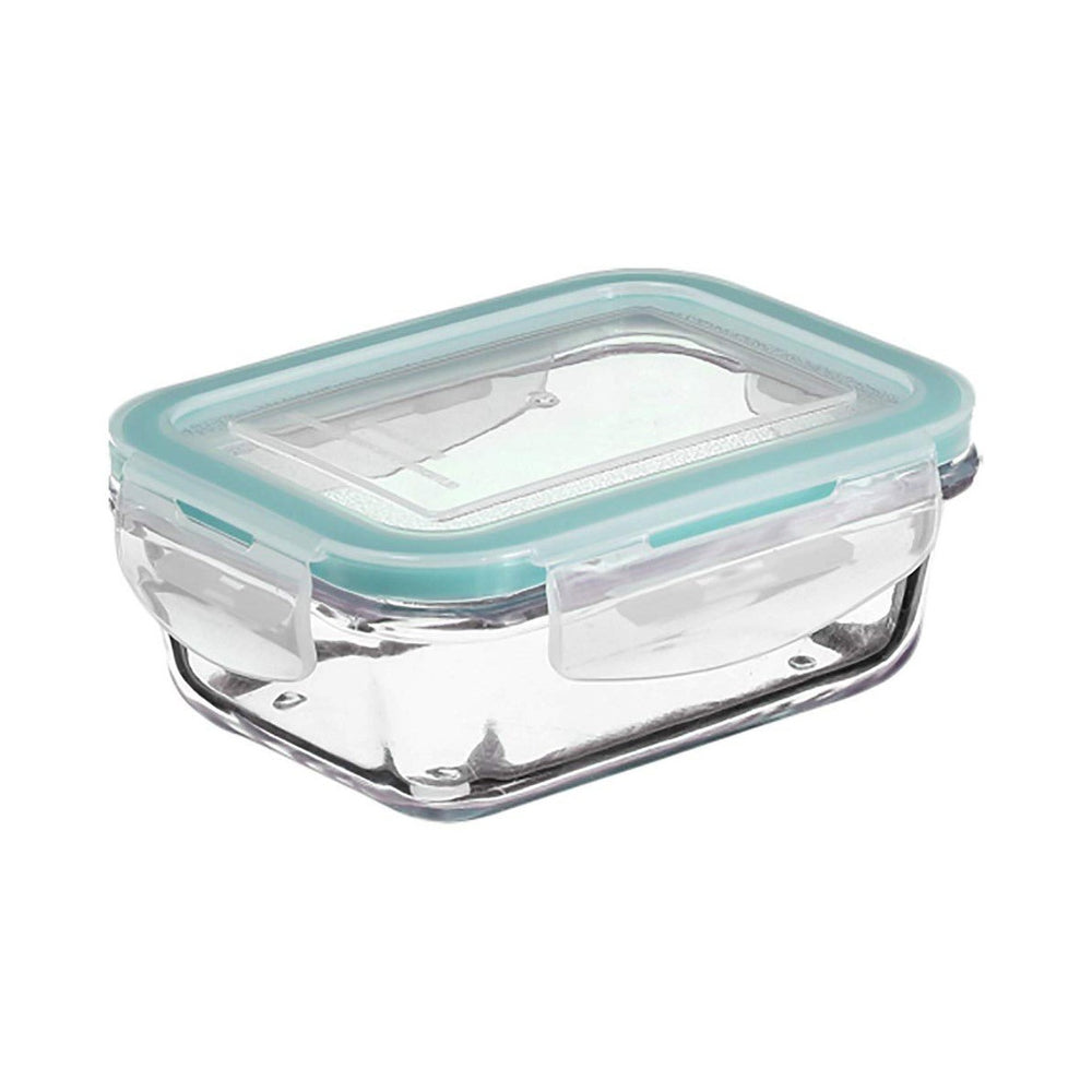 Lunch box 5five 23 x 16,5 x 8,5 cm Crystal Rectangular Blue Multicolour 1,7 L