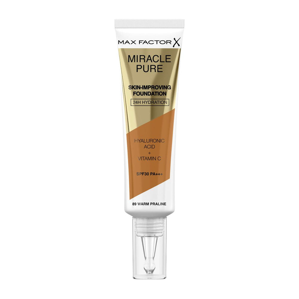 Crème Make-up Base Max Factor Miracle Pure Nº 89 Warm praline Spf 30 30 ml