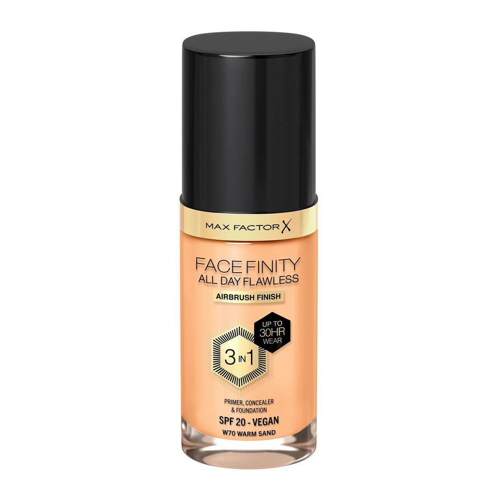 Crème Make-up Base Max Factor Facefinity 3-in-1 Spf 20 Nº 70 Warm Sand 30 ml