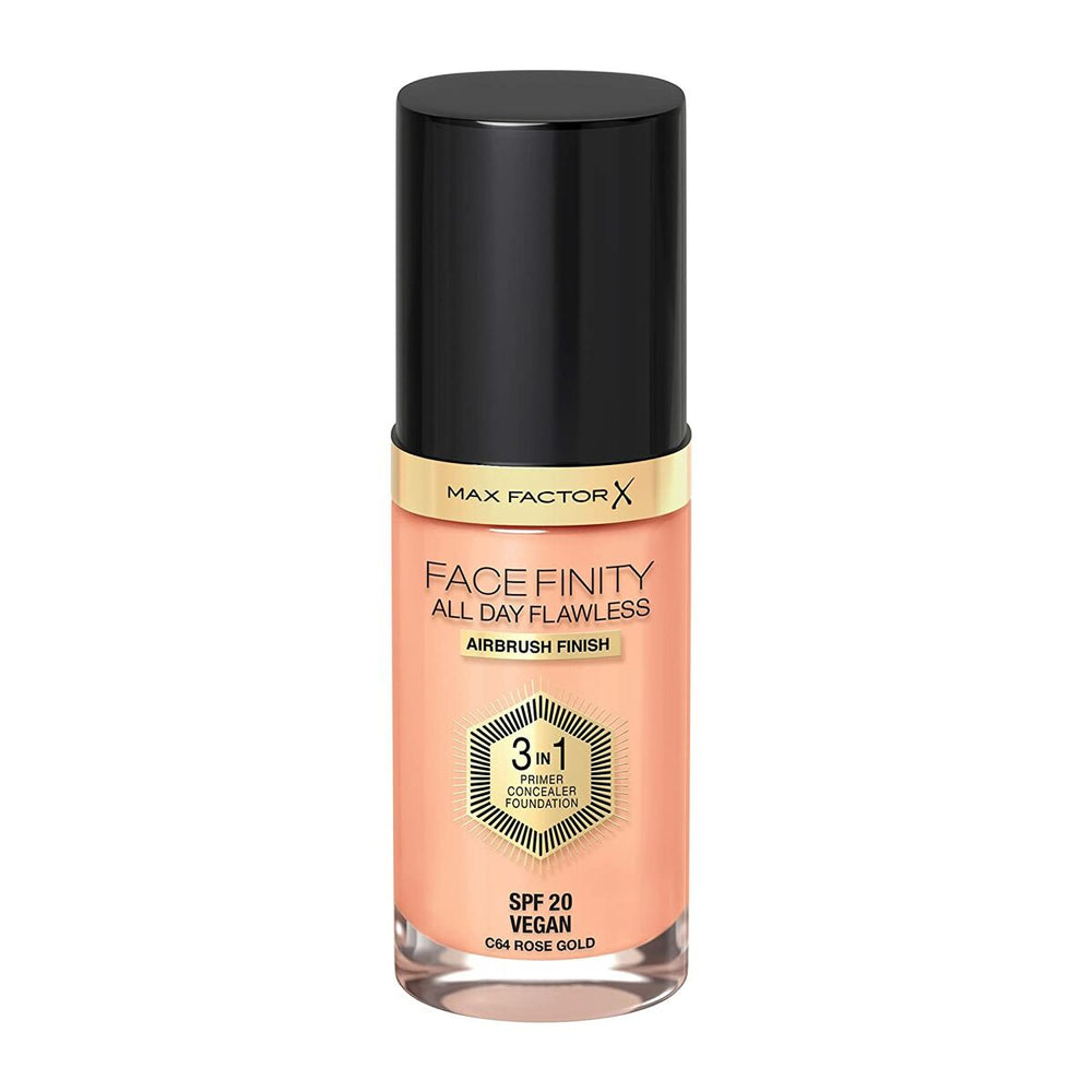 Crème Make-up Base Max Factor Facefinity 3-in-1 Spf 20 Nº 64-rose gold 30 ml