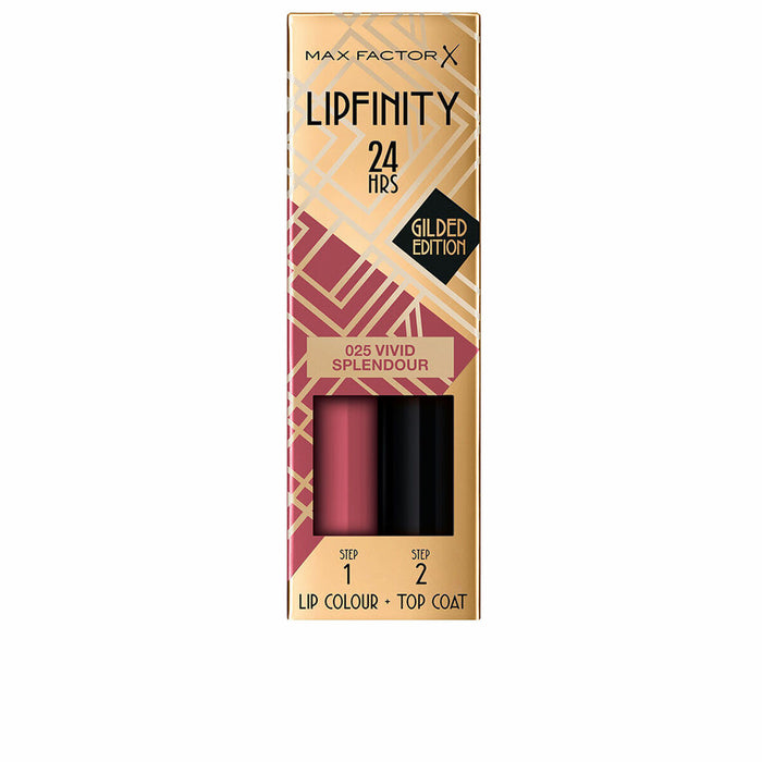 Liquid lipstick Max Factor Lipfinity 24H Nº 025 Vivid splendour 2 Pieces