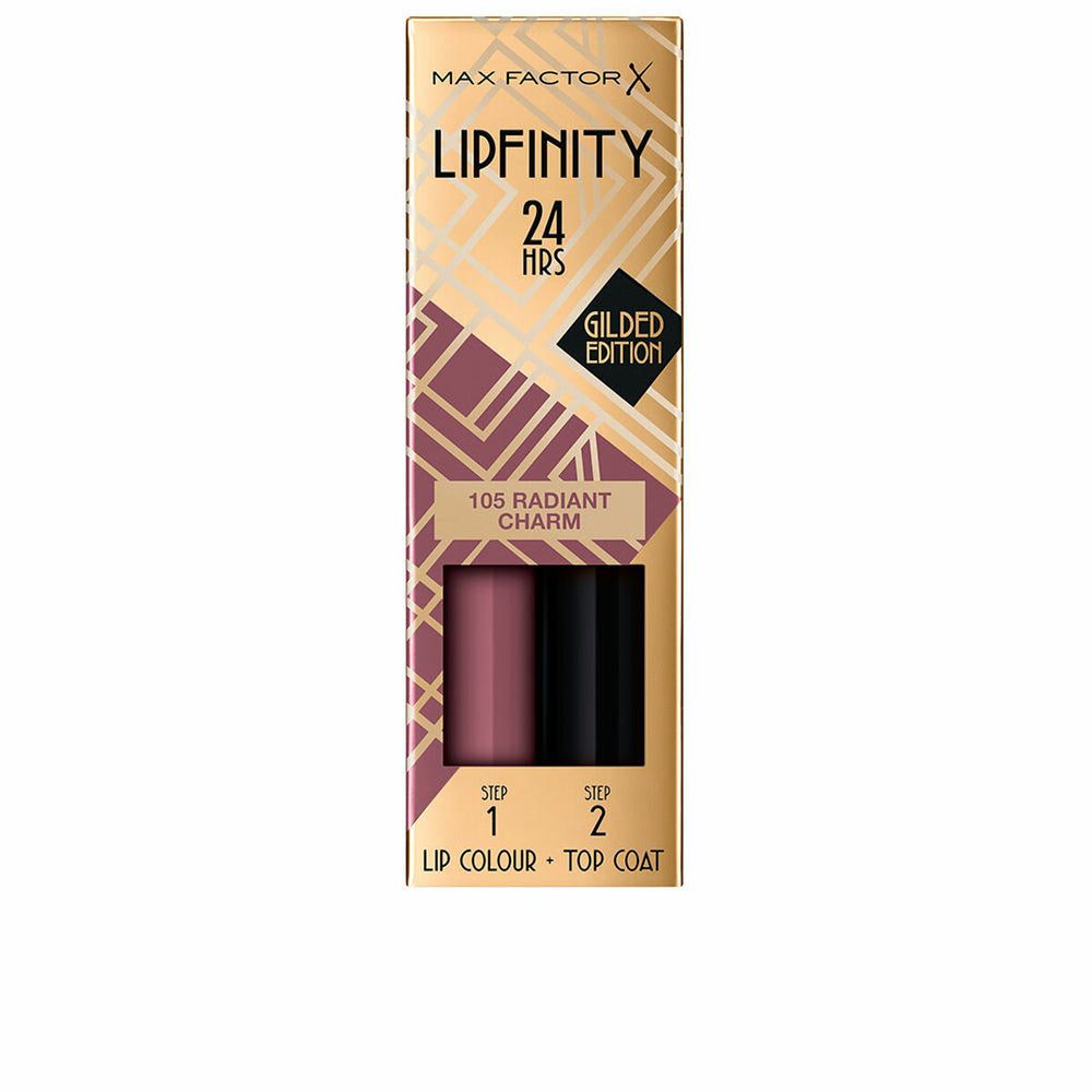 Liquid lipstick Max Factor Lipfinity 24H Nº 105 Radiant charm 2 Pieces