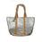 Women's Handbag IRL 1-22-00184 Grey (46 x 30 x 30 cm)