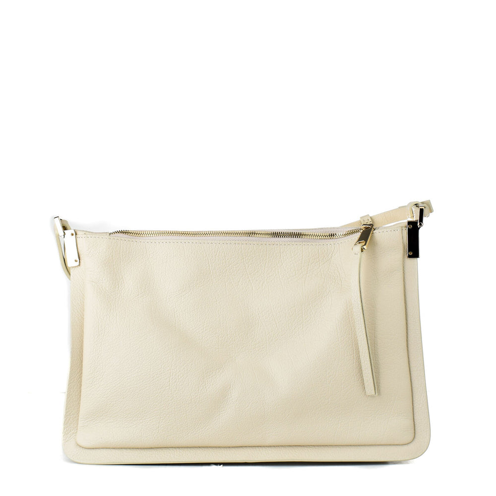 Women's Handbag Minelli MC-601-ECRU Beige (32 x 21 x 9 cm)