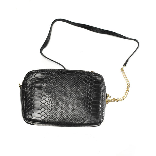 Women's Handbag 1987 by Abaco CLEO-NOIR Black (19 x 13 x 8 cm)