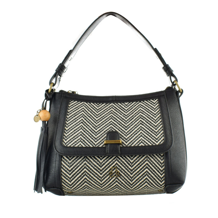 Women's Handbag Lulu Castagnette LULU-S21-067 Black (25 x 21 x 12 cm)