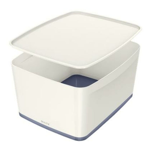 Storage Box Leitz MyBox WOW With lid Grey White ABS 31,8 x 19,8 x 38,5 cm