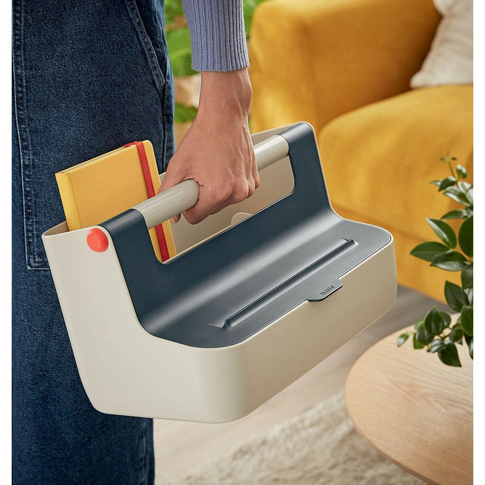 Storage Box Leitz Cosy Carrying handle Grey ABS Laptop 21,4 x 19,6 x 36,7 cm