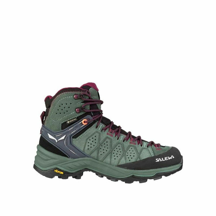 Sports Trainers for Women Salewa Trainer 2 Mid Gore Tex Green