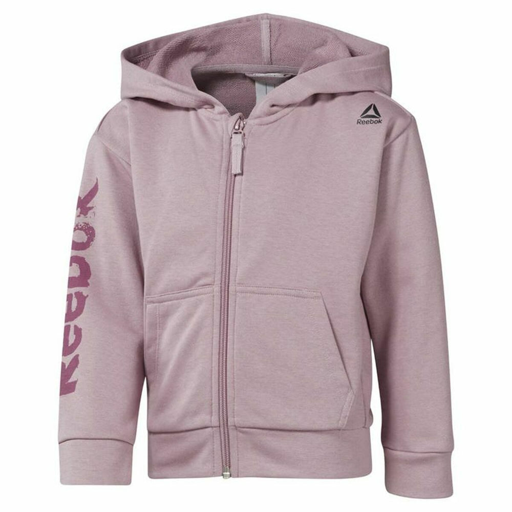 Men's Sports Jacket Reebok  Essentials Fullzip Lilac Hood