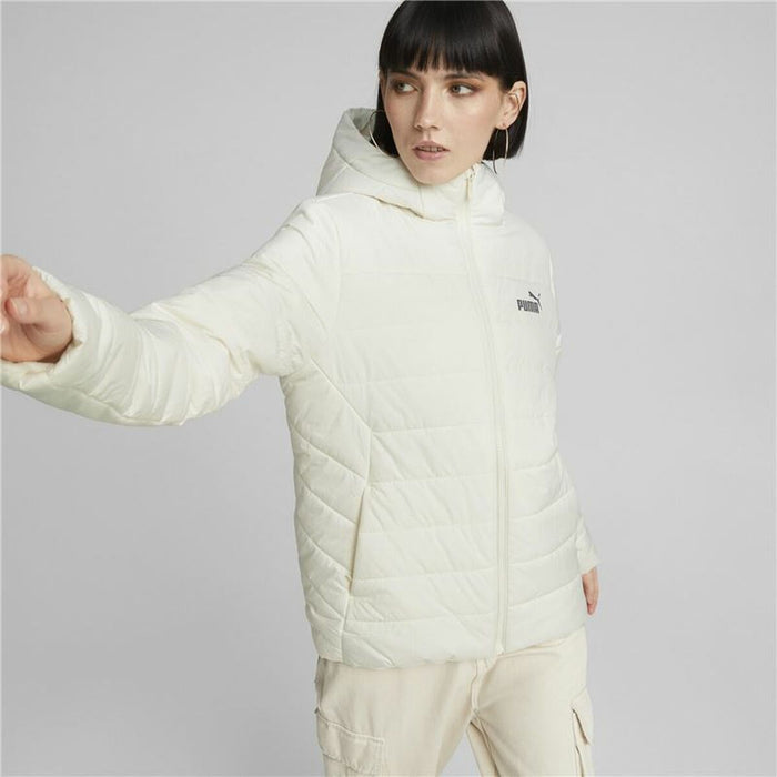 Women's Sports Jacket Puma Essentials Padded White