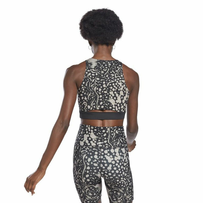 Sports Bra Reebok Modern Safari Black