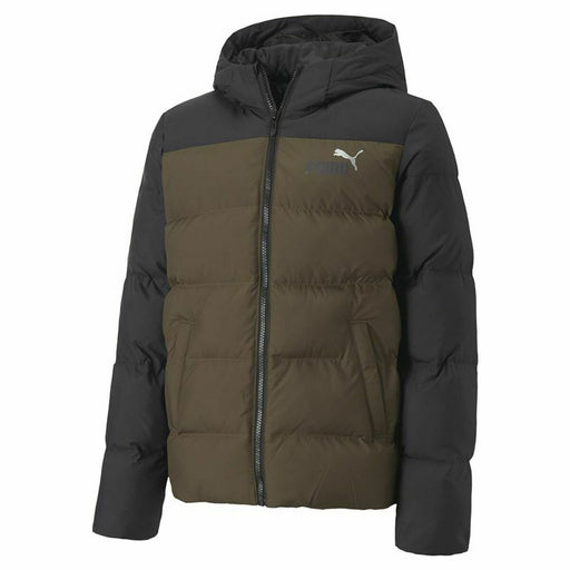 Children's Sports Jacket Puma Colorblock Polyball Black