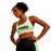 Sports Bra Puma Mid Impact fit Lime green Yellow