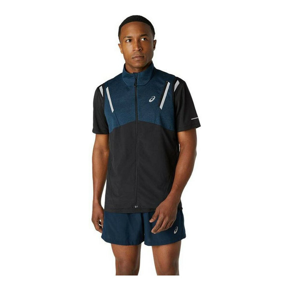 Men's Sports Gilet Asics Lite-Show Blue Black