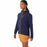 Women's Sports Jacket Asics Fujitrail WaterProof Dark blue