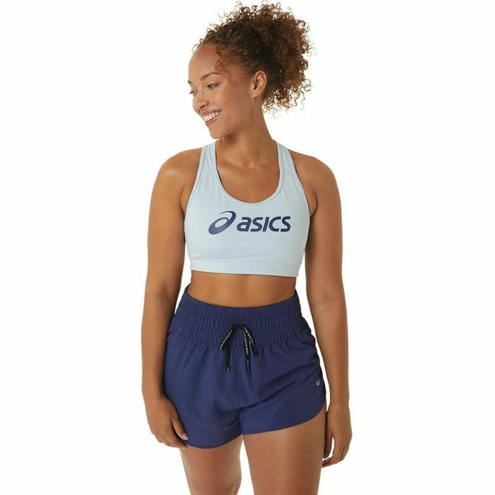 Sports Bra Asics Core Logo Light Blue