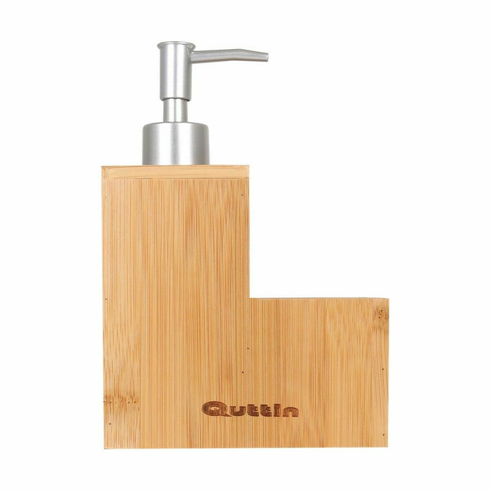 Soap Dispenser Quttin Brown Silver Bamboo (12 Units)