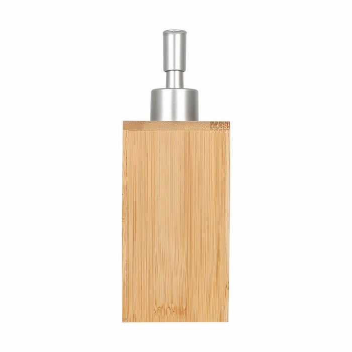 Soap Dispenser Quttin Brown Silver Bamboo (12 Units)